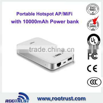 wireless router wifi hotspot with battery 10000mAh