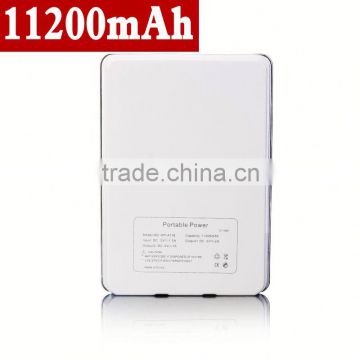 mobile power bank supply 11200mAh Double USB Mobile Phone Power Supply Power Pack A118, High Capacity