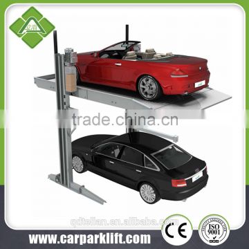 Two column car lift parking system with CE approve