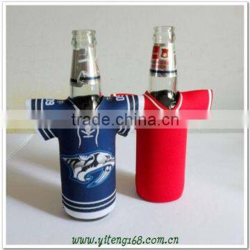 2013 hot-selling fashion cloth pattern neoprene water bottle covers