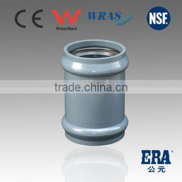 ERA pvc rubber ring fittings PVC coupling with rubber 63mm-355mm