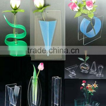 JLP customized acrylic lucite perspex vases