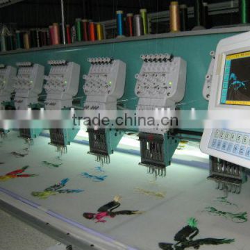 our hot sell flat computer embroidery machine with cutter