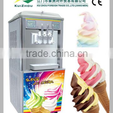 2016 High Capacity Double Compressor Soft Ice Cream Machine