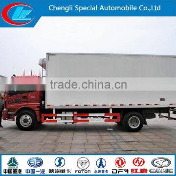 FOTON new design Fresh seafood transport truck hot selling cooling van truck price china made Fresh fish van truck