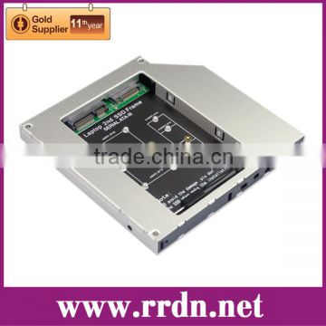 2nd SSD frame to mSATA SSD and M.2(NGFF) SSD for laptop