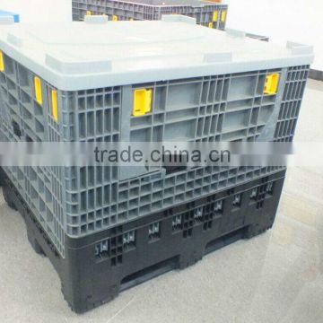 Solid collapsible plastic container china manufacturer