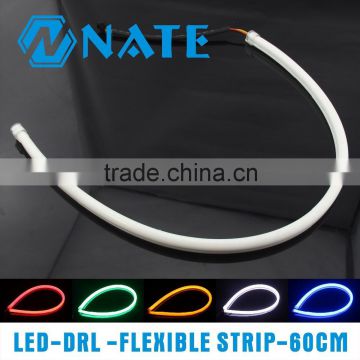 High Quality Flexible headlight led Strip white and yellow 60CM