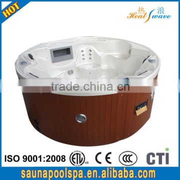 Best selling discount whirlpool tubs/ 4 person round hot tubs/jet bathtubs for family