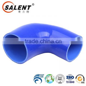 heat resistant 102mm to 76mm blue 90 degree auto silicone reducer elbow hose