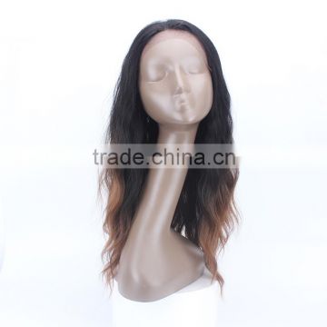 in stock synthetic 24inch 175g natural wave for white black women girl heat resistant fibre synthetic lace frontal wig
