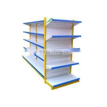 High quality double-sided display shelf for markets,supermarket shelf,Display Rack, Storage Rack(plastic)