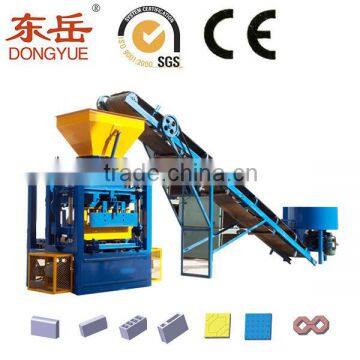 Hot sale QT4-24 semi automatic brick making machine with high profitable products