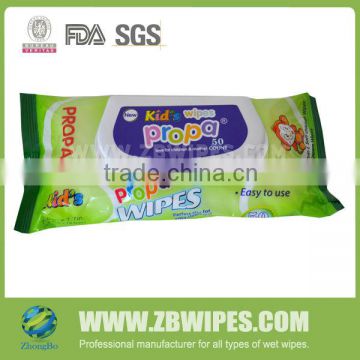 50PCS Fragrance Free Kids Wet Wipes with Lid