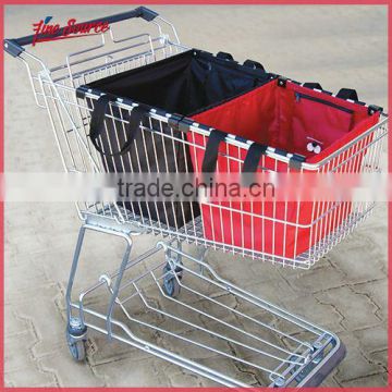 Hot Sale Portable Reusable Supermarket Shopping Bag Cart Bag Wholesale