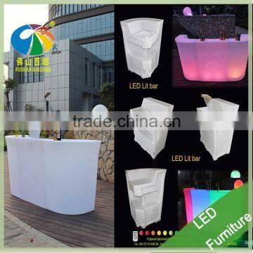 aibaba com foshan furniture ktv plastic table light up bar table night club decor