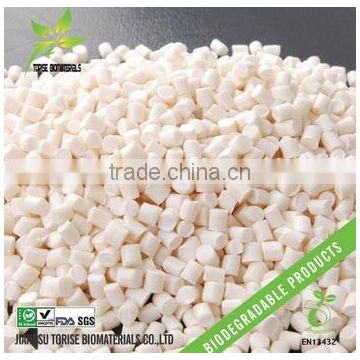EN13432 BPI certified factory whole sale film-blowing grade biodegradable modified corn starch resin