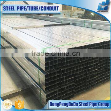 60GSM 30*40*1.1mm pre galvanised steel pipe hollow section