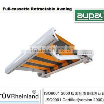 Trade assurance supplier european style full-cassette retractable awnings
