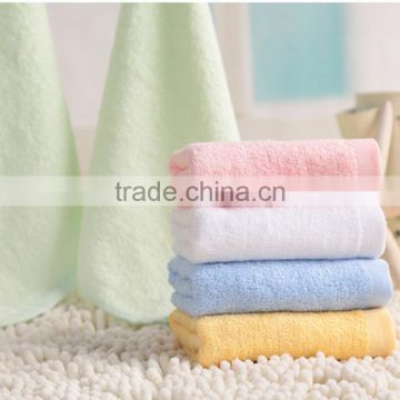 Customized plain dyed embroidery bamboo towel for sale