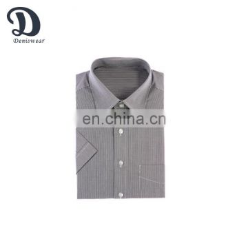 Modern latest grey pinstriped shirt for men