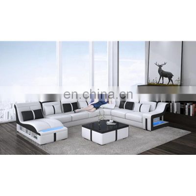 Guangdong Foshan Furniture Comfortable Leather Sofas Living Room Sofas