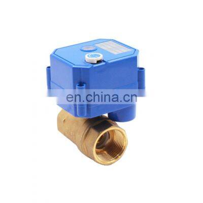 CWX-25S mini electric actuator motor water ball valve 5V 12V 24V 110V 220V motorized ball valve