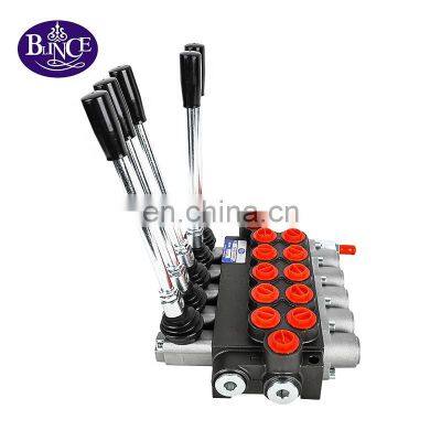 Hydraulic Loaders Distributor 1-7 Section Control Valve 80L Operated by Joystick