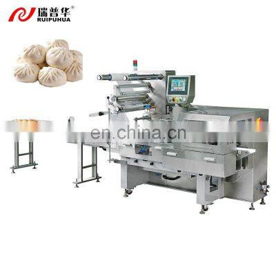Automatic Pillow Horizontal Packing Packaging Machine For Bread/Steamed Bun/Toast/Cup Cake/ Burger/Rusk