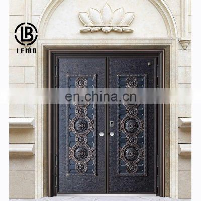 Germany bulletproof aluminium casting door front main gate door with cheap price