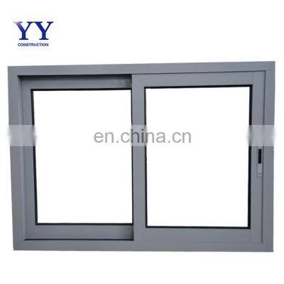 YY designed Australia/Chinese standard sliding aluminum windows with double gazed  for home/apartment use