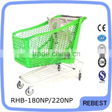 Used Shopping Carts sale for Supermarket with coin lock