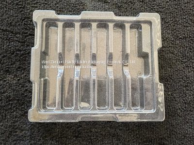 customized plastic PET vacuum forming blister trays transparent pallets