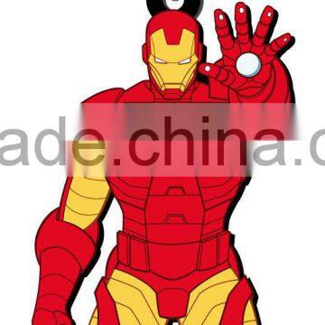 Marvel iron man soft touch pvc keychain avenger MG-68029