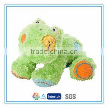 Cute green frog stuufed plush baby toy