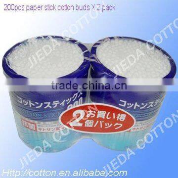 cotton buds ( 200pcs cotton tipped X 2 sets