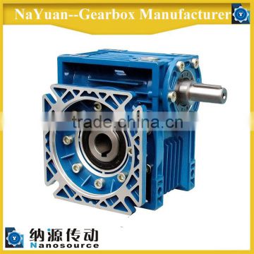 Chinese Die Cast Aluminum Alloy right angle NRV-F 25 to 150 Speed Reducer