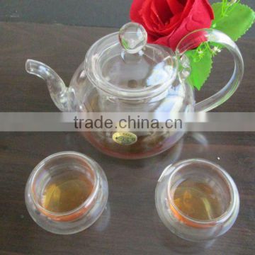 Thumbs up high quality hot sale New Style fine glass coffee pot set with pot,cup