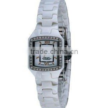 fashion digital ceramic watch classic high quality white ceramic watch