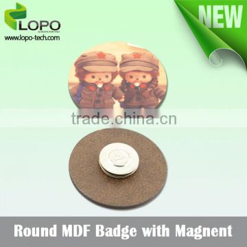 Sublimation blanks MDF Name Badge with magnent