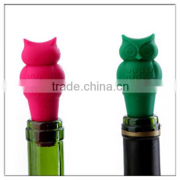 Best sell silicone new wine stopper, colorful bottle stopper