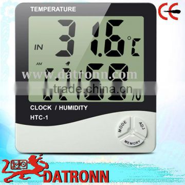 LCD digital thermometer humidity meter HTC-1