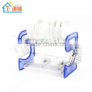 Plastic 9 design chrome plated dish rack and plate shelf ,single tray ,fine quality ,popular selling,competitive price