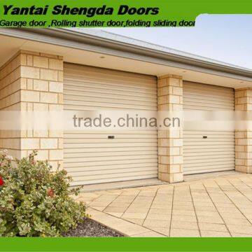 Cheap Automatic Galvanized Steel Roller shutter door Villa garage door