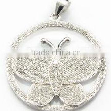 925 sterling silver jewelry micro pave hip hop jewelry SP005