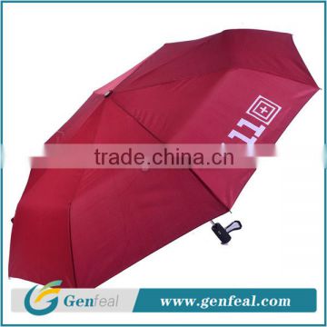 8k fiberglass ribs windproof fold advertising umbrella with custom logo print                        
                                                Quality Choice