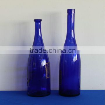 blue burgundy bottle