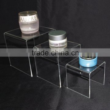 Transparent Cosmetic Display Stand Bottle Exhibition Stand