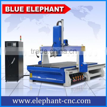 DX 1530 4 axis cnc router , 4th axis cnc foam cutting machine, wood engraving machine for sale