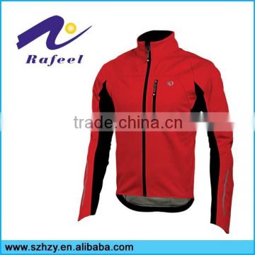 red and black men hooded team sports jackets